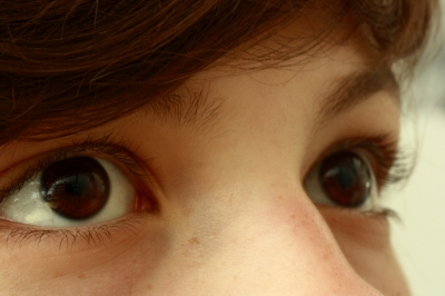 braune Augen
