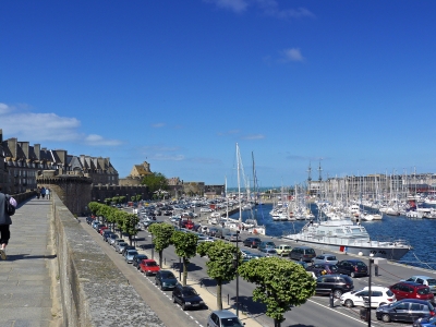 Blick auf den Hafen von St.Malo