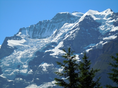 Gletscher an der Jungfrau