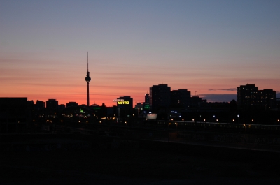 Berlin in der Abenddämmerung