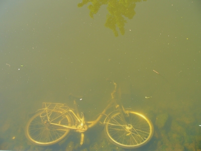 Die Radtour fällt ins Wasser