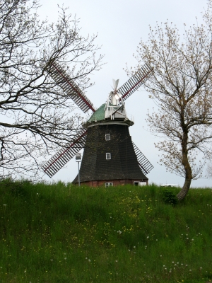 Stove Windmühle von hinten