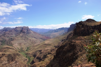 Die Berglandschaft Gran Canarias