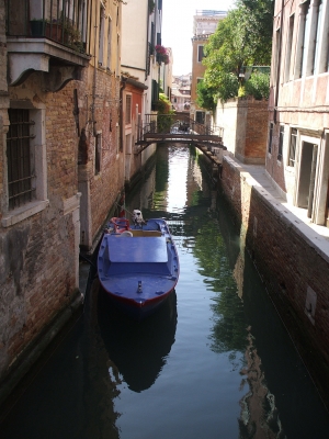 Parklpatz in Venedig