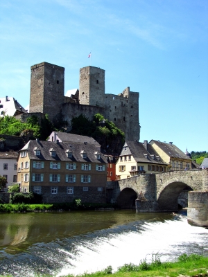 Burg Runkel, Ansicht von der Lahn #8