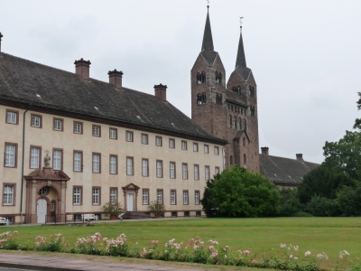 Corvey: Kirche und Schloss