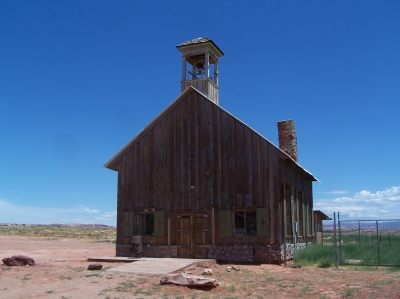 Alte Kirche am Highway in Utah