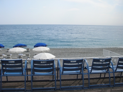 Am Strand von Nizza