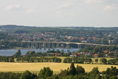 Blick auf die Svendborgsundbrücke