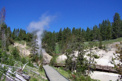 Ist dort der Eingang zur Hölle ? Yellowstone National Park (WY)