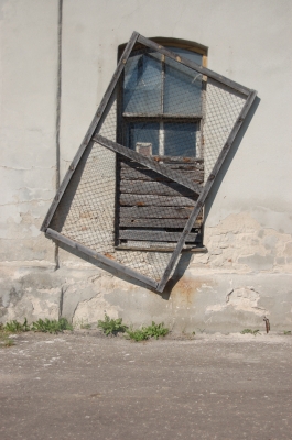Altes Fenster im Ghetto von Grodno/Belarus