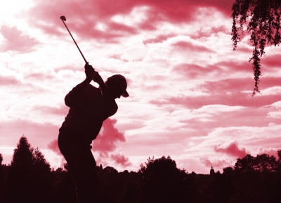 Golfspieler-Silhouette 2