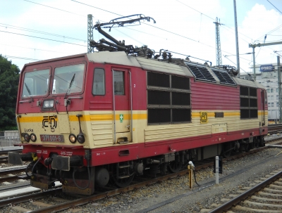 371001 der Tschechischen Bahnen (Česk&eacute; dr&aacute;hy - CD) in Dresden Hbf