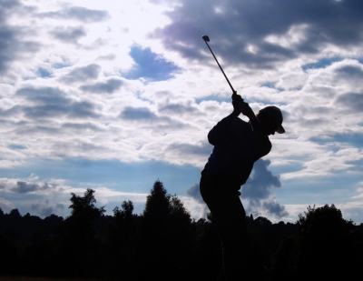 Golfspieler-Silhouette 1