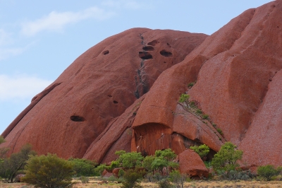 Ayers Rock (Uluru) aus der Nähe