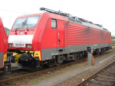189 035 im Bahnhof Dillingen/Saar