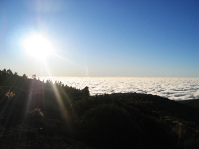 pico de teide....sonne über den wolken....