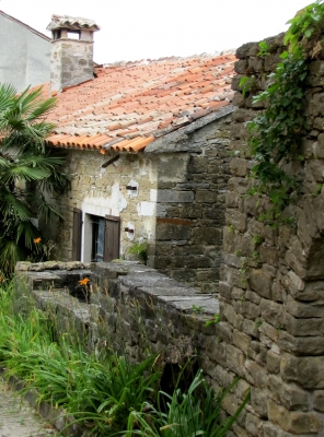 Idyllische Ecke in Groznjan (Istrien)