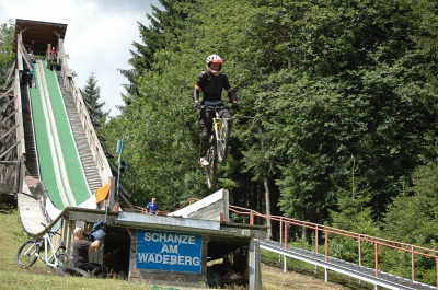Bikefliegen in Oberhof