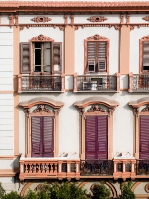 Sardinien Altstadt Cagliarie Fenster