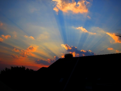 Abendlicht in der Stadt