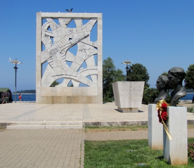 Gedenkstätte in Rovinj (Istrien)
