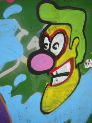Graffito-Kopf