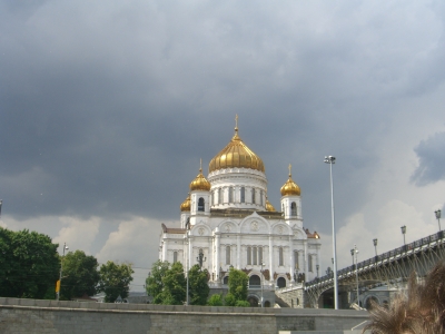 eine Kirche in Moskau