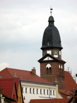 Der Turm von St. Marien Kirche