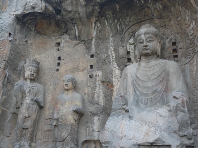 Buddha (Lonmen-Grotten Luoyang China)