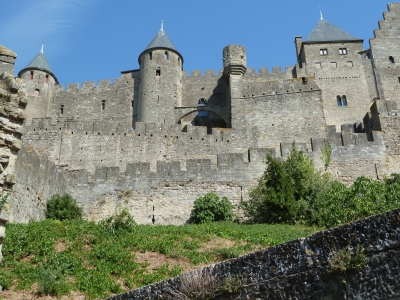 Blick auf die Altstadt von Carcassonne