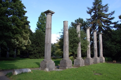 Säulen des Belvedere auf dem lousberg