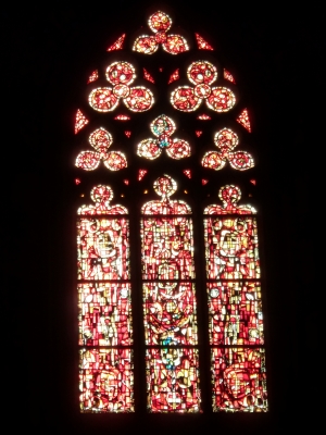 Fenster der Jakobinerkirche in Toulouse