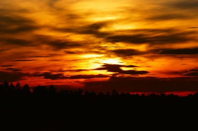 Sonnenuntergang ohne rahmen