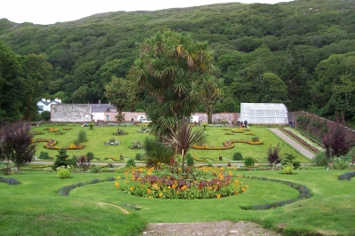 Park der Kylemore Abbey