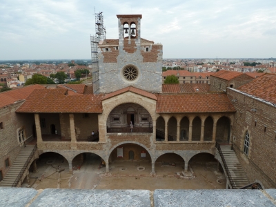 Der Palast von Perpignan, Frankreich