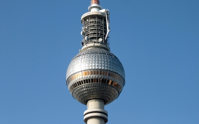 Berliner Fernsehturm -Detailansicht-