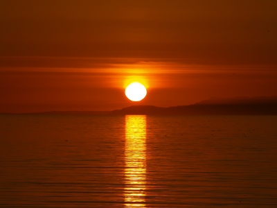 Sonnenuntergang aus Island