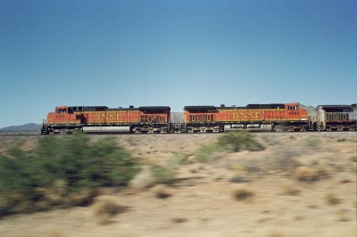 Zug durch die Wüste