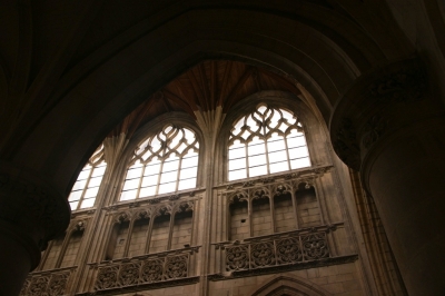 Fenster der Abbaye de Saint-Pierre-sur-Dives