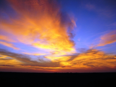 Sonnenuntergang über Padre Island Texas 2