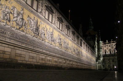 Fürstenzug bei Nacht