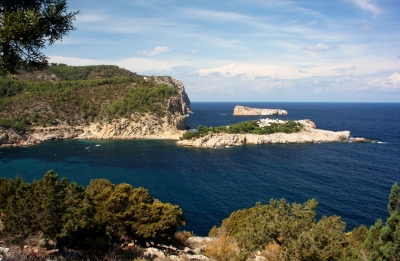 Bucht von Port de Sant Miquel auf Ibiza