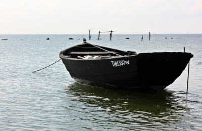 Fischerboot bei Thiessow/Rügen