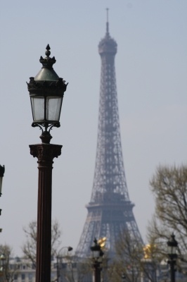 Laterne und Eiffelturm