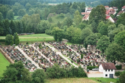 Friedhof in Franken