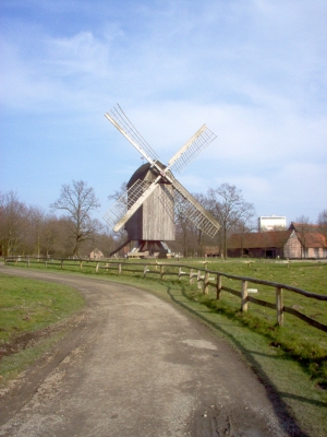 Holzmühle - Windmühle