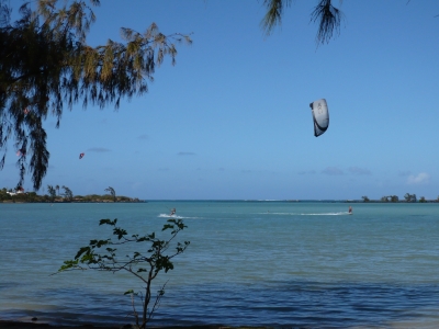 Kitesurfer in Le Morne