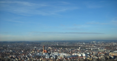 Augsburg im Morgendunst