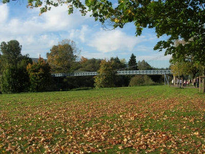 Hann. Münden - Hängebrücke über die Fulda